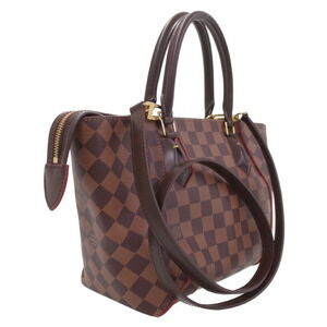 Louis Vuitton Ebene Damier Bag Brown Tote Kaisa